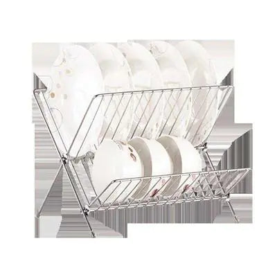 Stainless Steel Kitchen Sink Rack with Expandable Design
