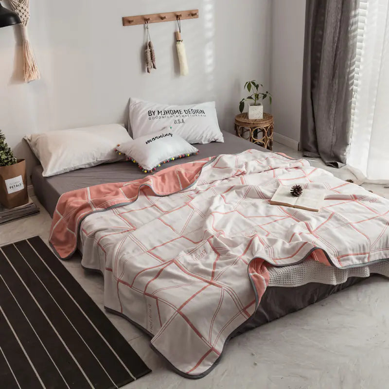 New Cotton Six-Layer Gauze Blanket for All Seasons