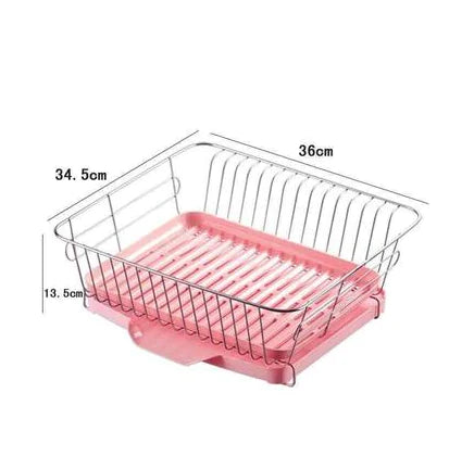 Stainless Steel Kitchen Sink Rack with Expandable Design