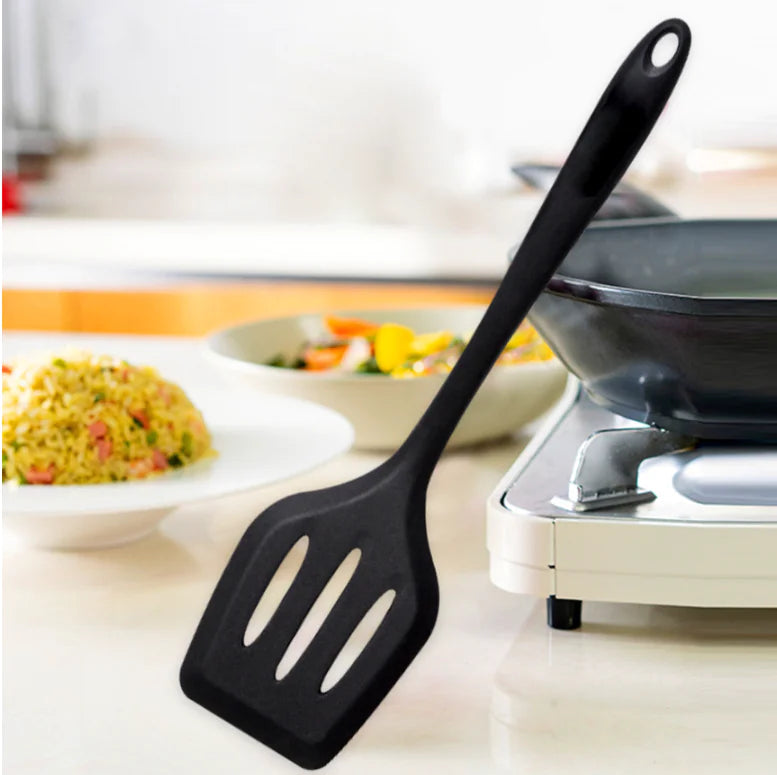 Silica Gel Non-Stick Frying Spatula with Special Leak
