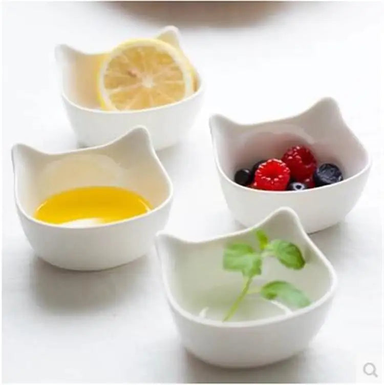 Creative Cat-Shaped Bowl for Children's Meals