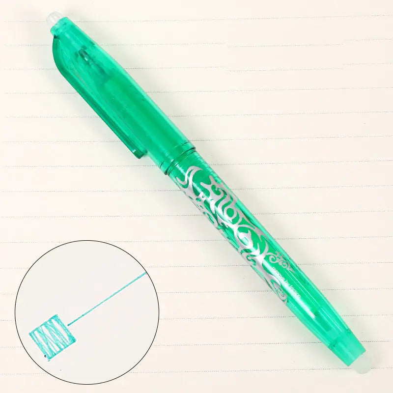8-Color Erasable Gel Pens - 0.5mm Ballpoint Pens