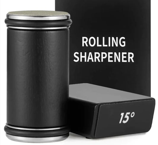 Rolling Knife Sharpener Tool with Diamond Stone Set